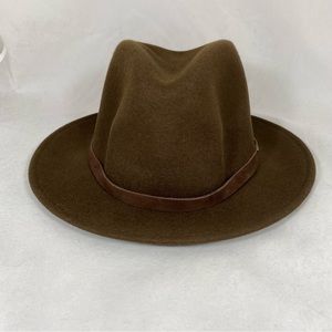 Scala Classic Pinch Front Fedora Hat